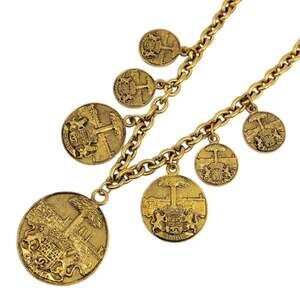 Chanel Cc Logo Chain Pendant Necklace #250042C20B